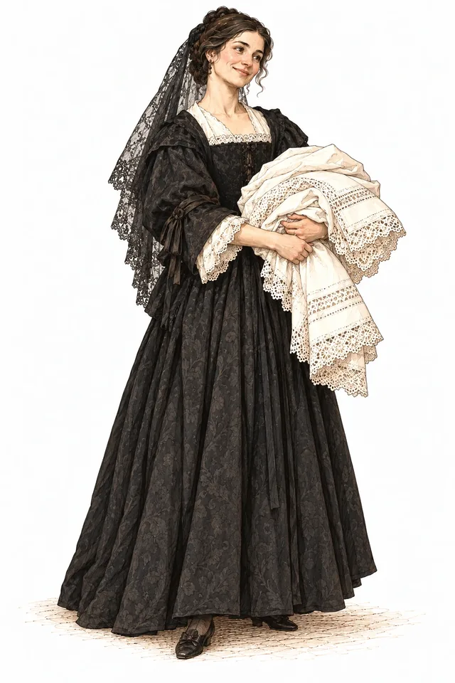 Ritratto di La mercantessa